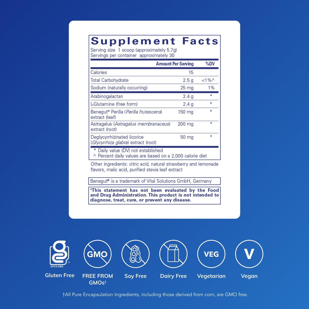 Close-up of Epi-Integrity Powder label on bottle