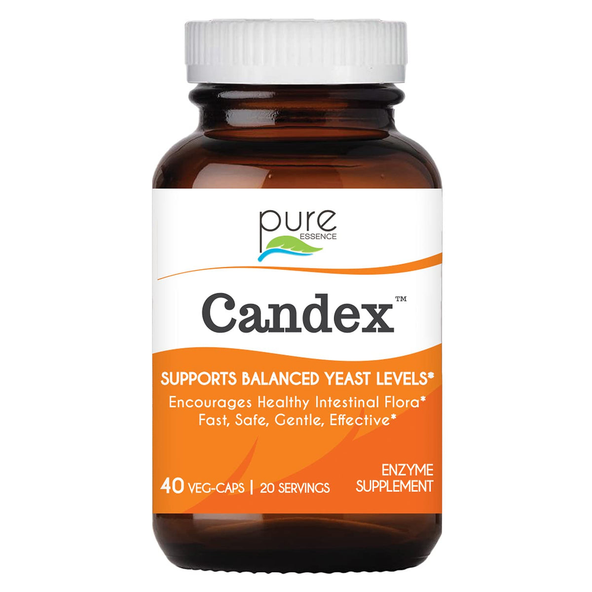 Pure Essence Candex bottle in glass packaging