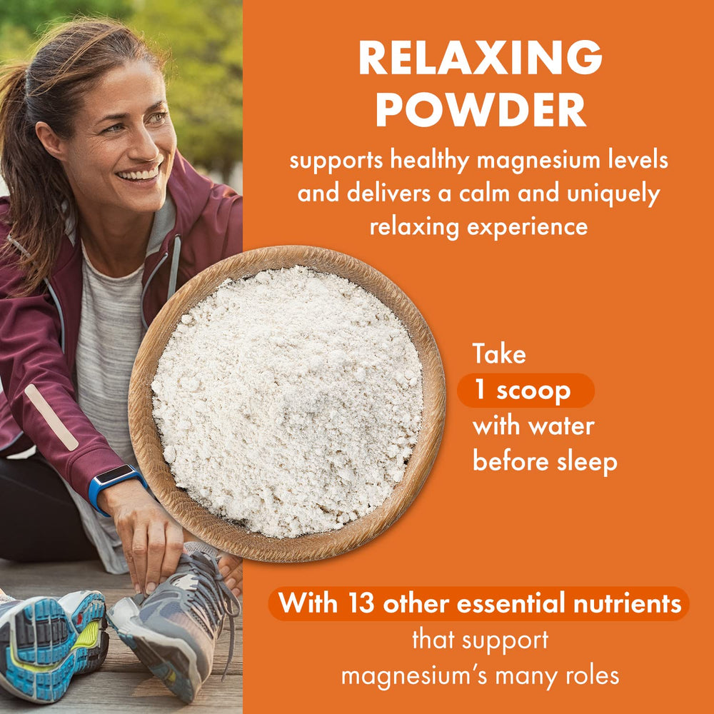 Close-up of the Magnesium Plus formula ingredients and vitamins