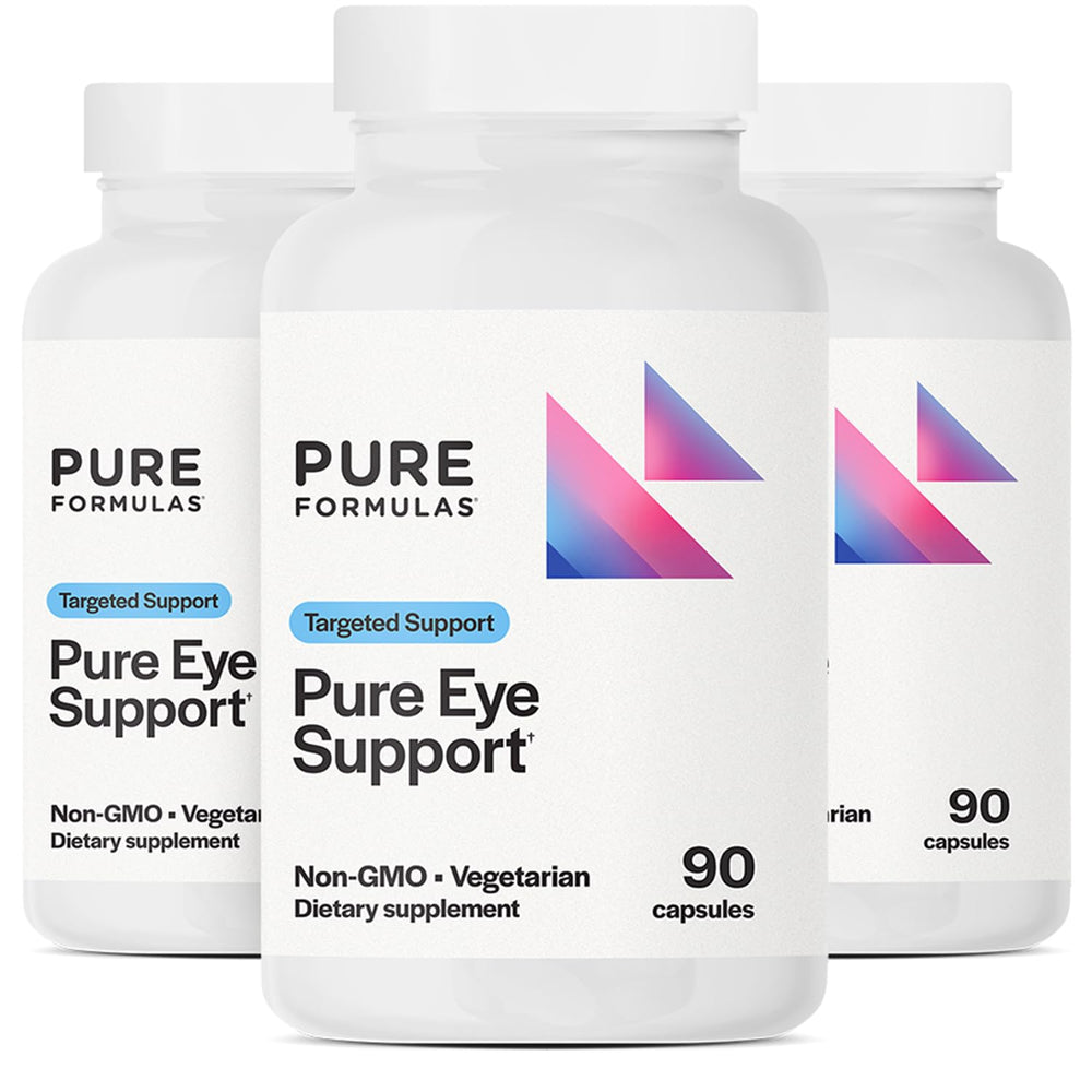 Pure Eye Support bottle label showing product name