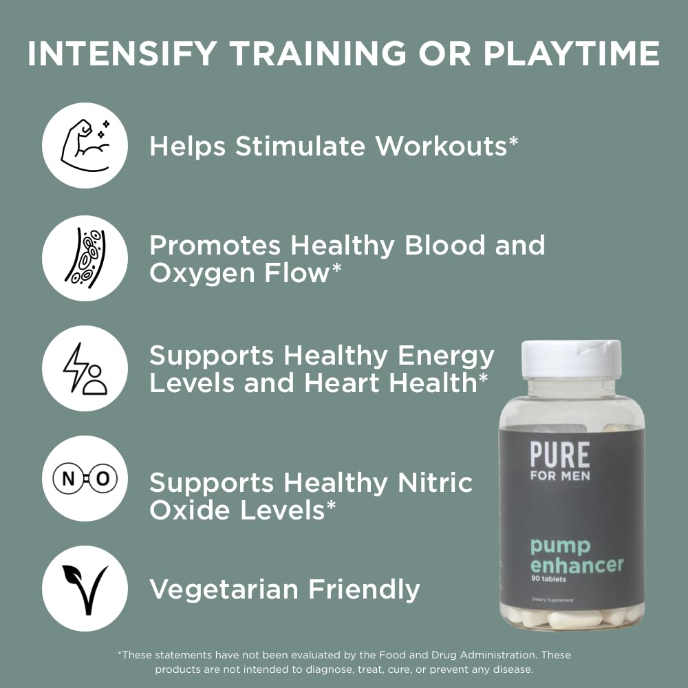 Pure for Men non-GMO vegan blend image hints at clean energy for athletes.