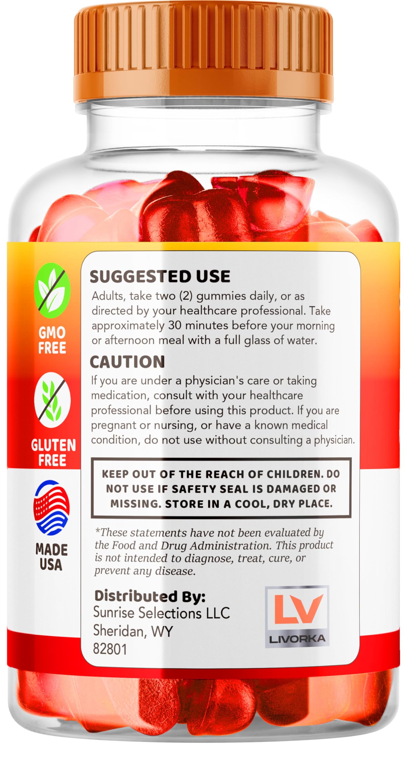 Pure Fuel ACV Gummies front view