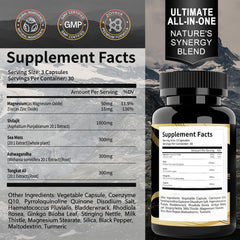 Pure Himalayan Shilajit fulvic acid capsules, 90-count