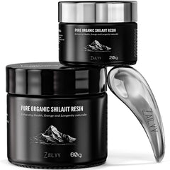 Packaging front of Pure Himalayan Shilajit Resin 80g