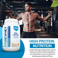 Nutrition facts highlighting 24g protein per serving