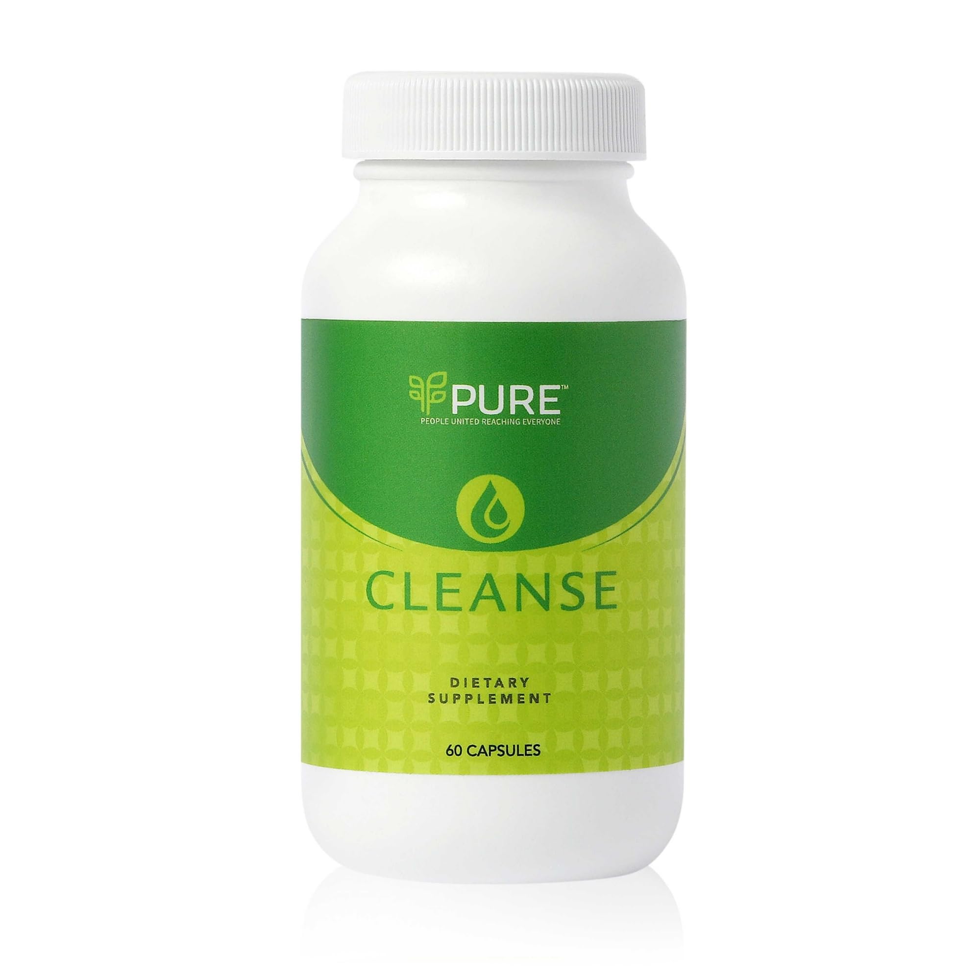 PURE Live Cleanse bottle with vegan formula