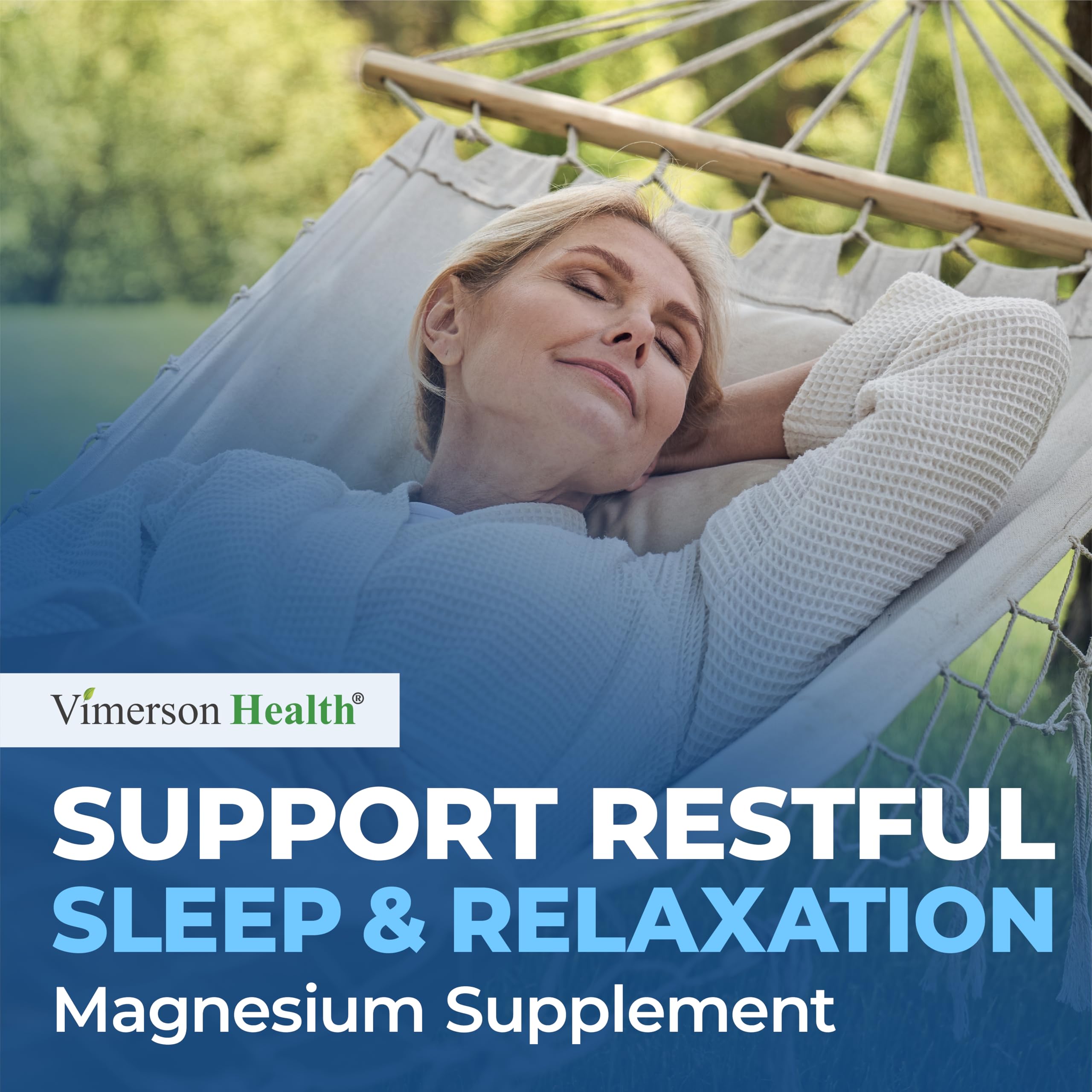 Nerve function and mood support graphics for magnesium glycinate