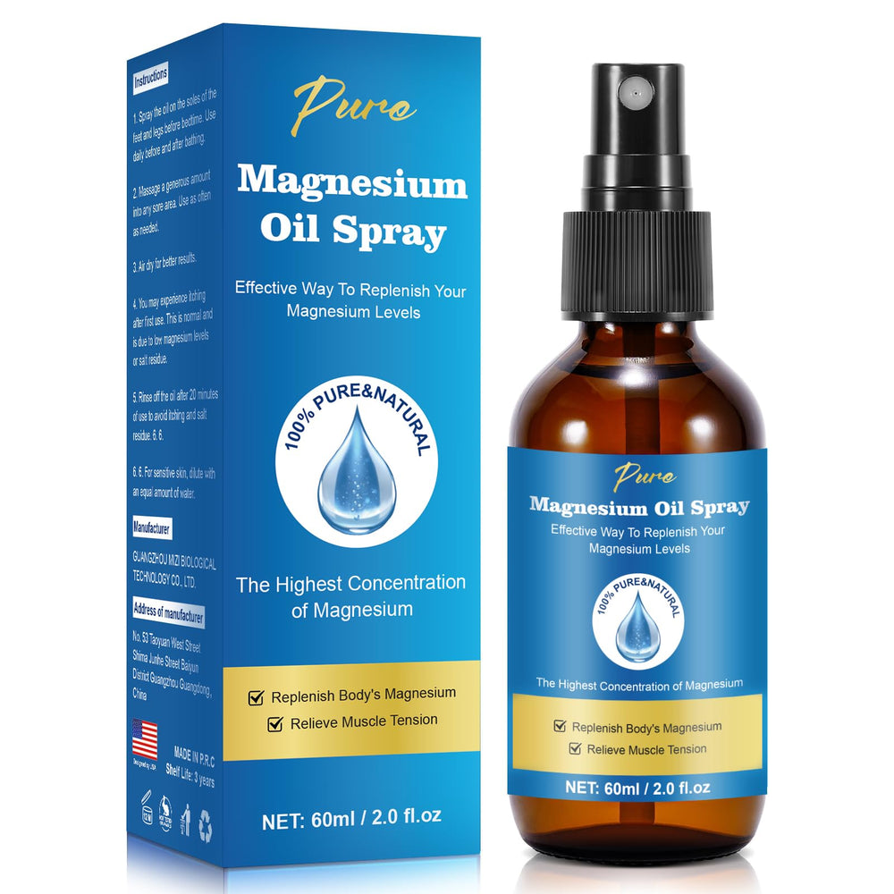 Pure magnesium oil spray bottle 60ml