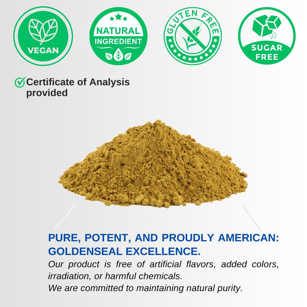 Pure natural Goldenseal root powder