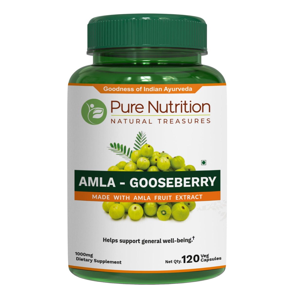 Bottle of Pure Nutrition Amla Extract 1000mg capsules