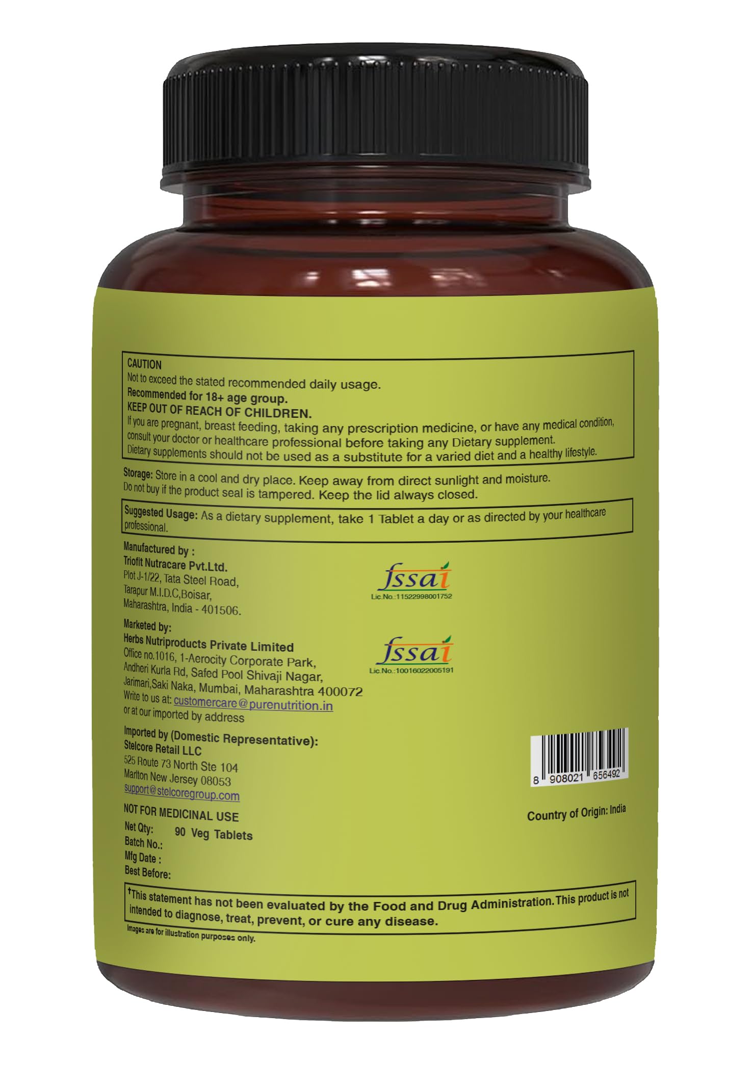 High-potency 1500mg tablet