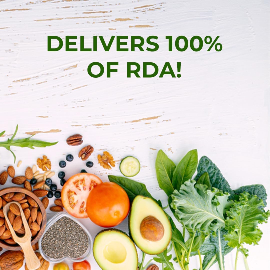 Plant-based whole-food multivitamin ingredients visual