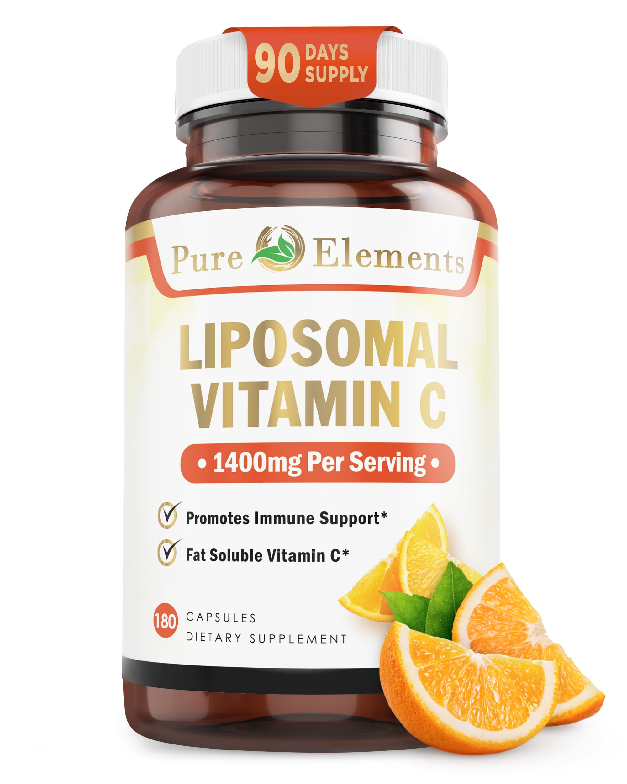 Pure Organic Elements Liposomal Vitamin C bottle