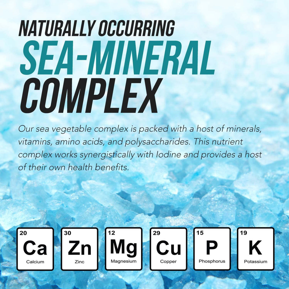 Pure organic iodine derived from sea kelp