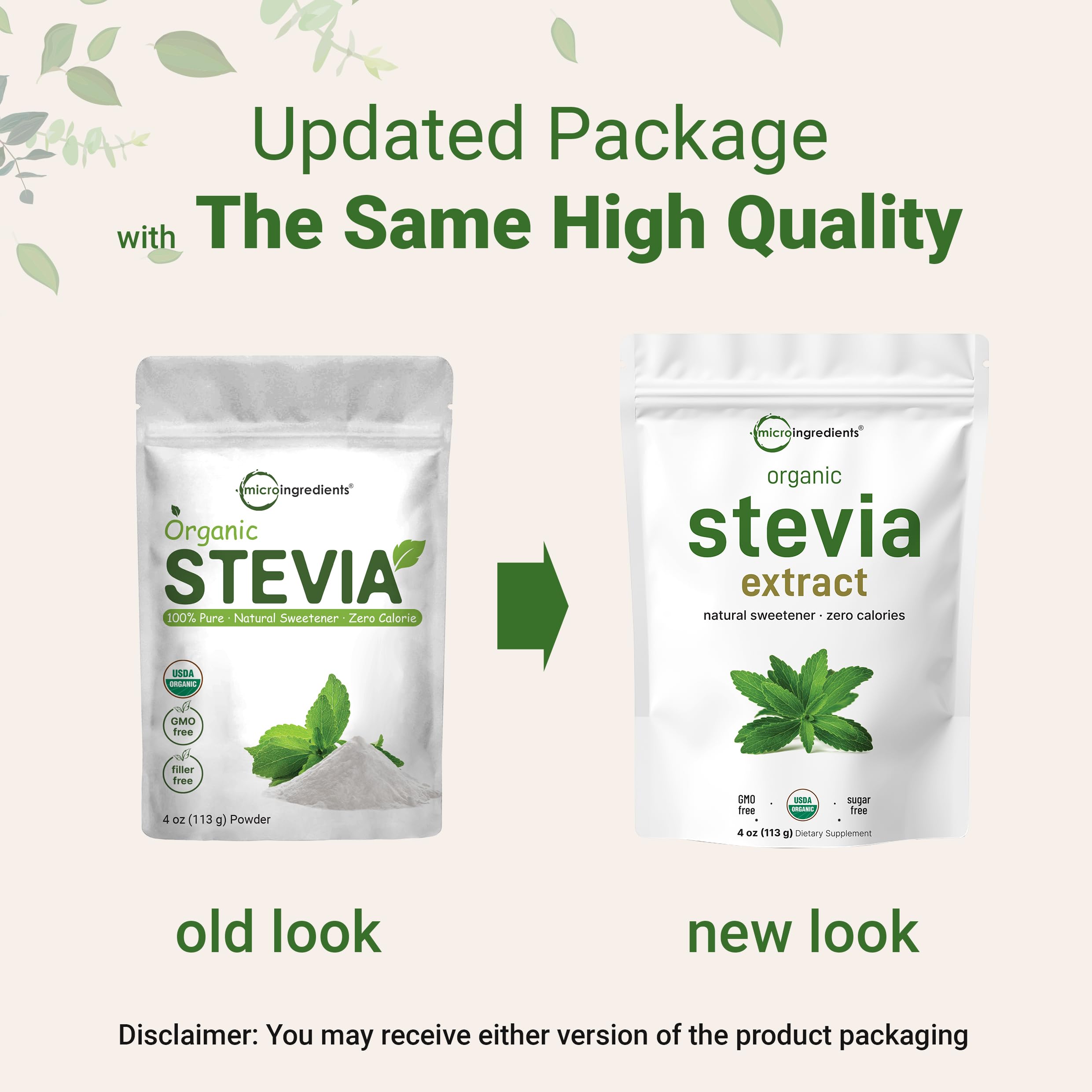Stevia powder dissolving in a beverage