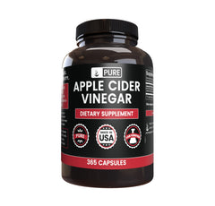 Pure Original Apple Cider Vinegar Capsules (365 count) – single ingredient