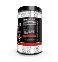 Label highlighting no magnesium or rice fillers