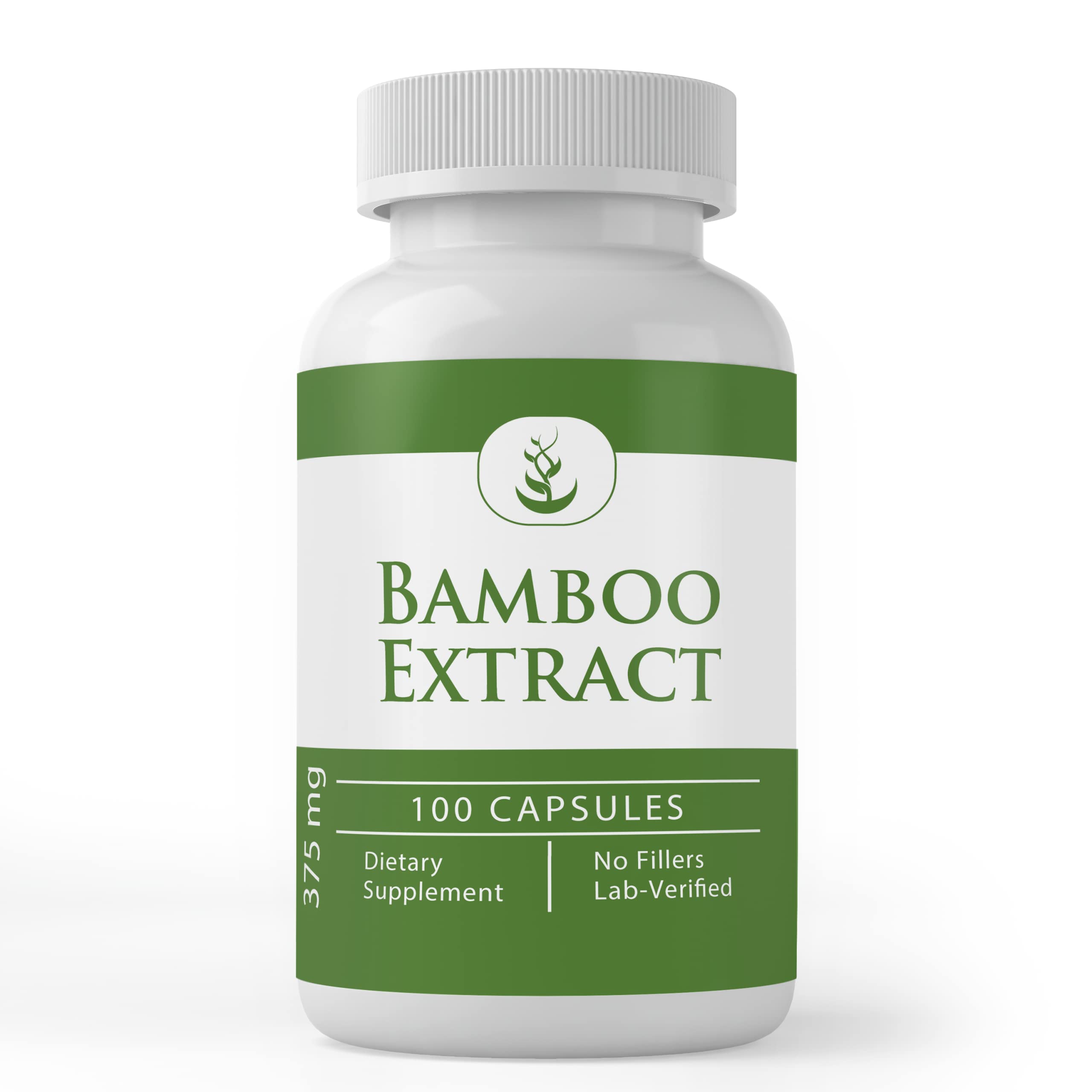 Bottle of Pure Original Ingredients Bamboo Extract Capsules for 100-count bottle