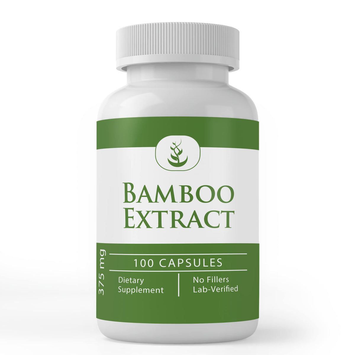 Bottle of Pure Original Ingredients Bamboo Extract Capsules for 100-count bottle