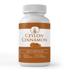 Bottle of Pure Original Ingredients Ceylon Cinnamon Capsules