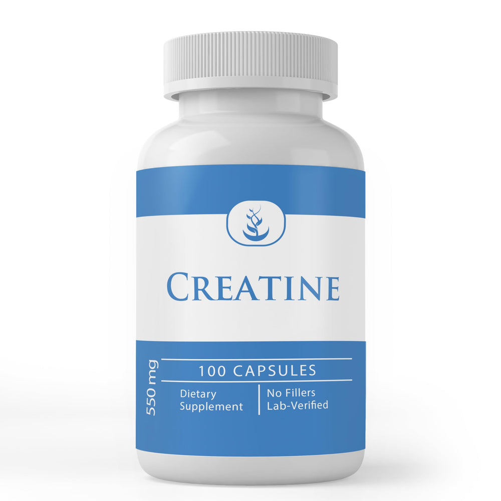 PURE ORIGINAL INGREDIENTS Creatine capsules bottle shows additive-free purity for daily workout support