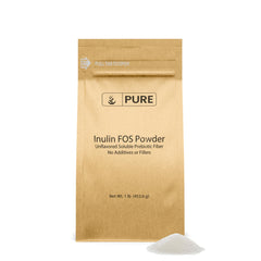 Front view of Pure Original Ingredients Inulin FOS Powder 1 lb