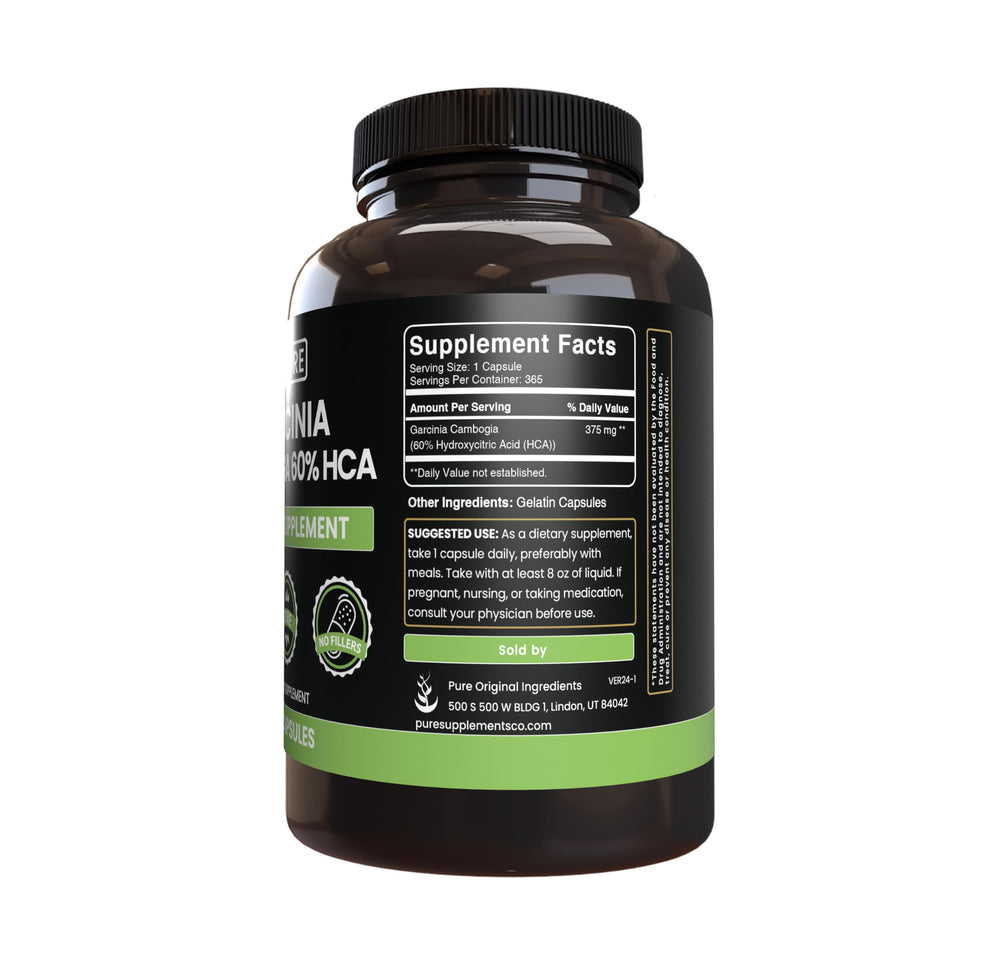 PURE ORIGINAL INGREDIENTS label on packaging shows no magnesium or rice fillers