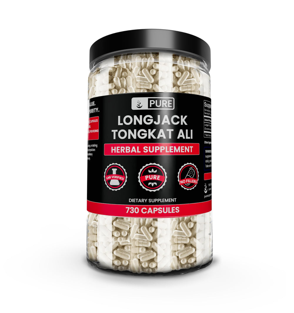 Longjack Tongkat Ali capsules bottle - 730 count