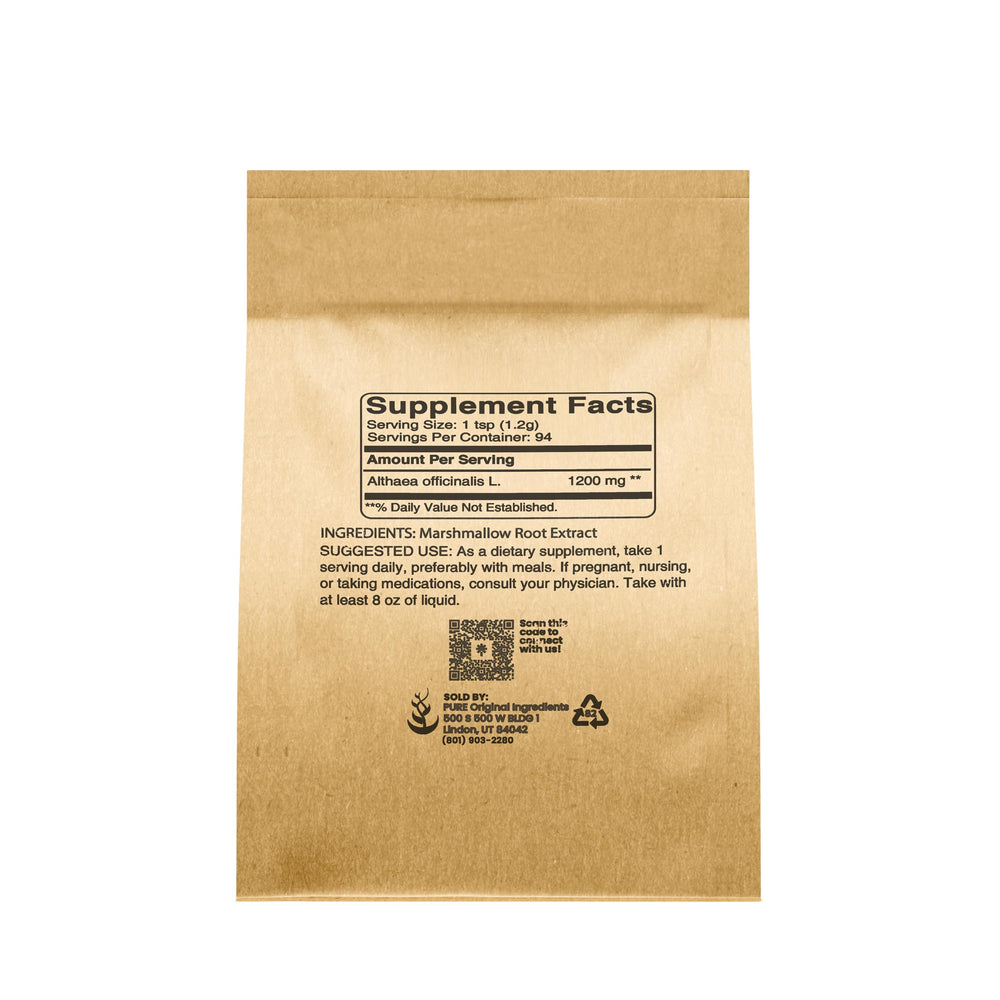 Marshmallow Root Extract powder close-up