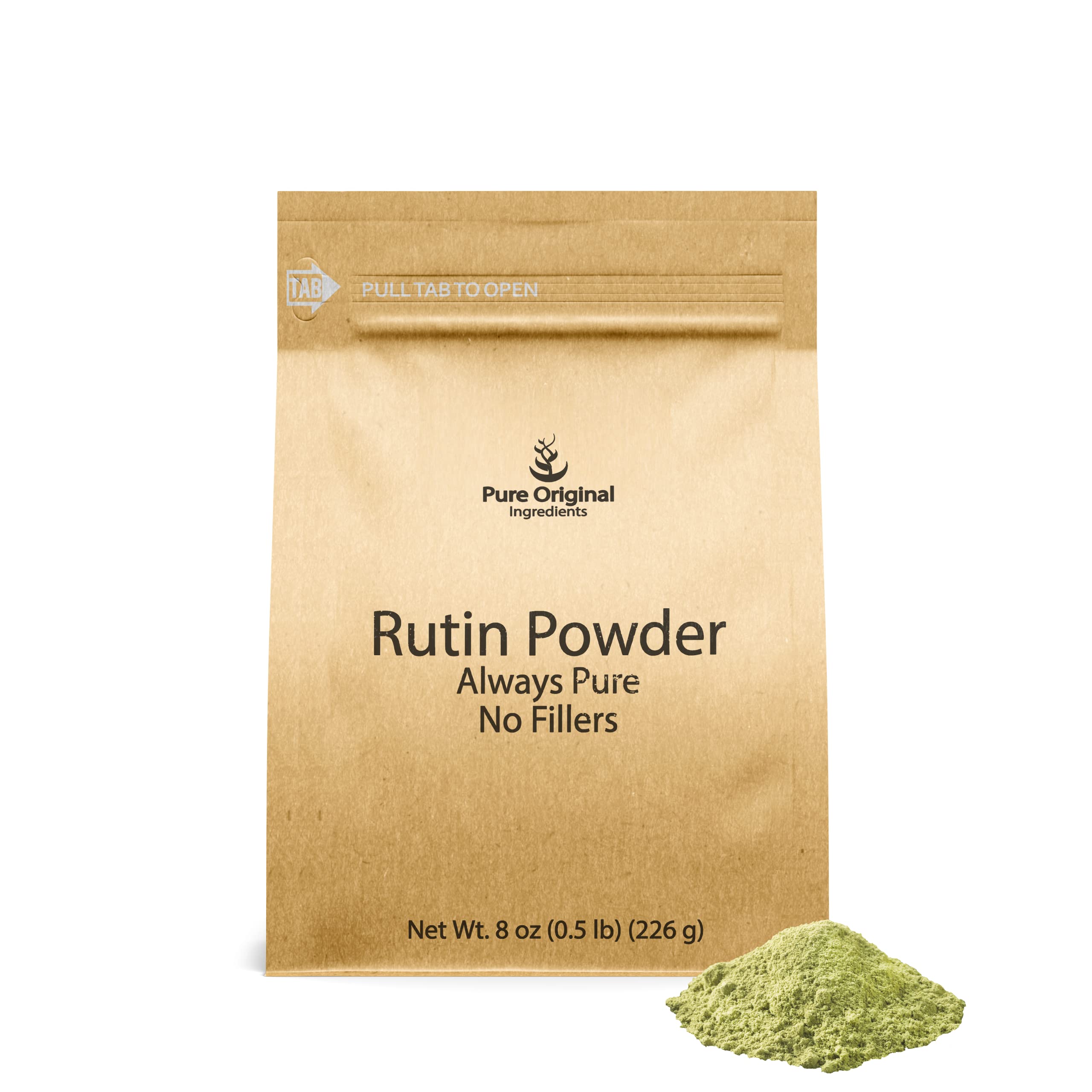 Powder 8 PURE ORIGINAL INGREDIENTS Rutin Powder (8 oz) – Pure, No Additives, La ...