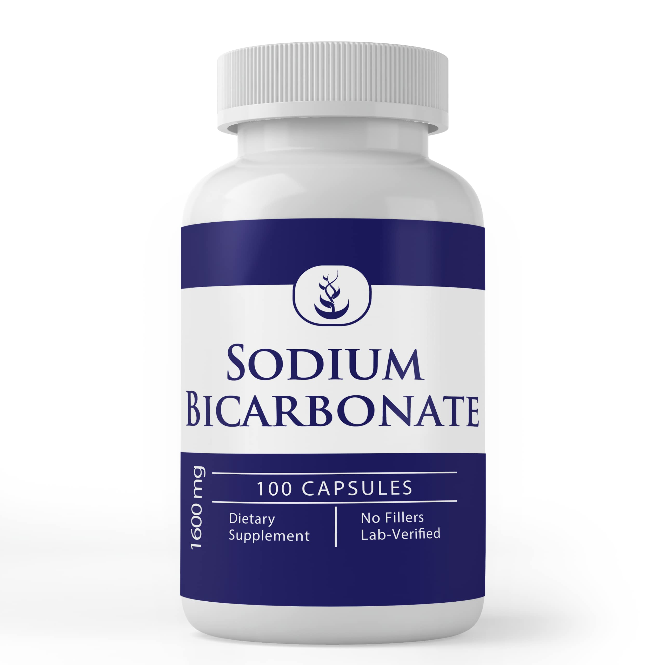 Bottle of Pure Original Ingredients Sodium Bicarbonate capsules (100 capsules)