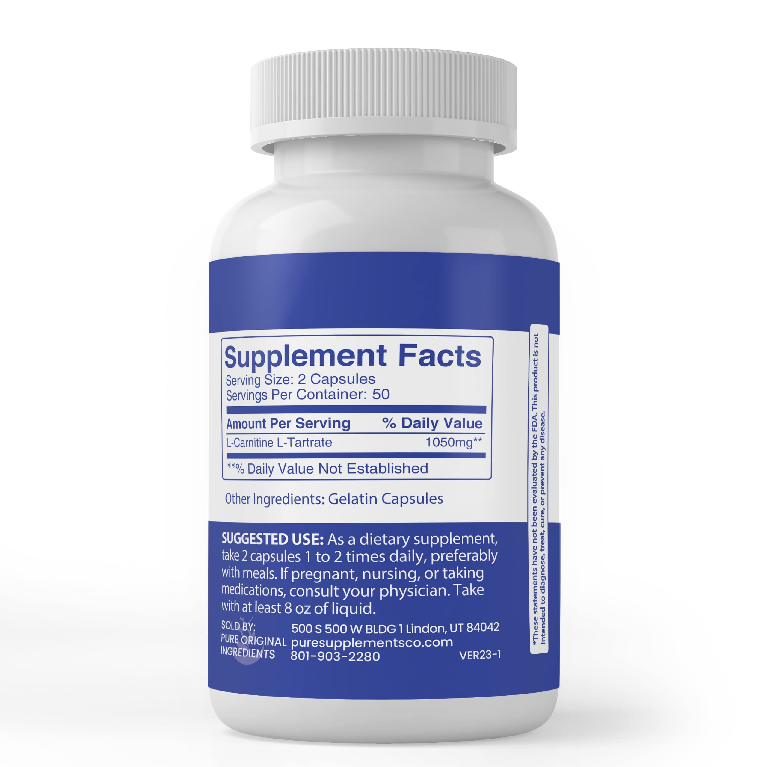 Quality lab verification seal for purity and quality