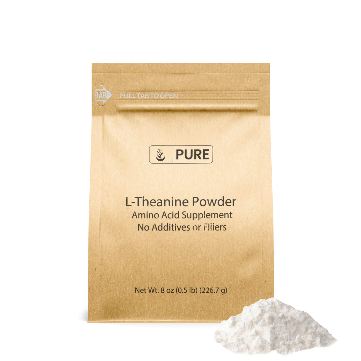 8 oz bottle of Pure Original L-Theanine powder