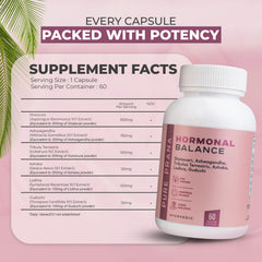 Packaging and branding of Pure Prana Hormone Balance for Women