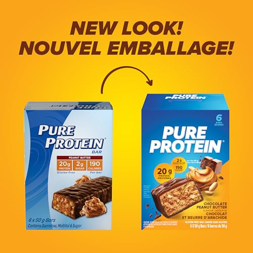 Pure Protein bars 15g protein per bar close-up for energy support.