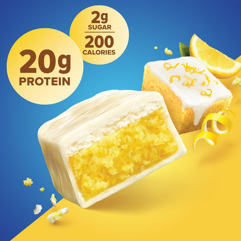 Pure Protein Lemon Cake bar on-the-go workout snack