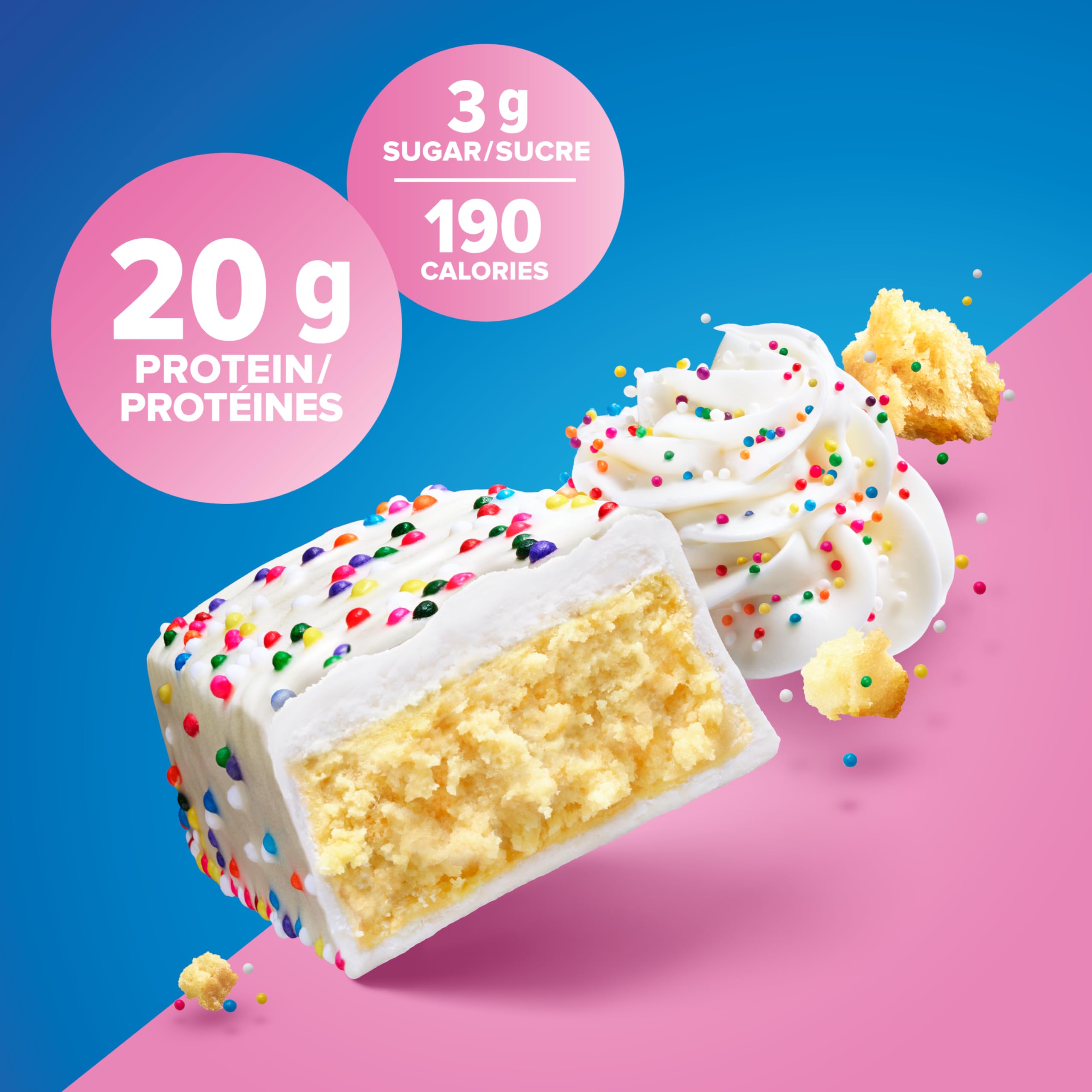 Pure Protein birthday cake bar ingredients—gluten-free recipe for mindful snacking.