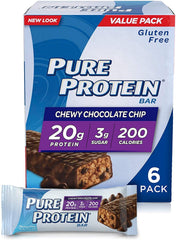 Pure Protein Chewy Chocolate Chip 50g 6-count Multipack product hero image