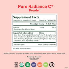 4 oz jar of Pure Radiance C powder