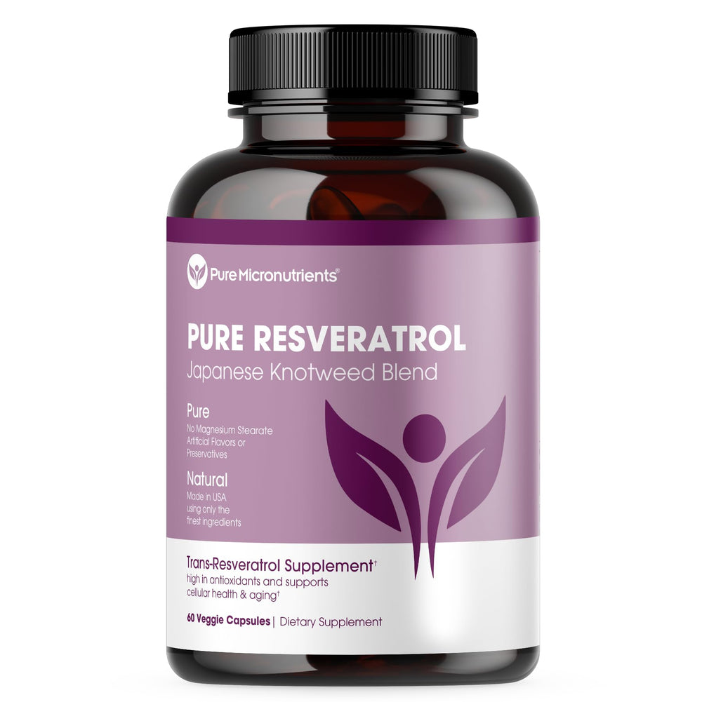 Hero image of Pure Resveratrol Supplement bottle