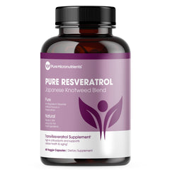 Hero image of Pure Resveratrol Supplement bottle