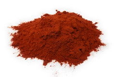 Close-up of ground red sandalwood powder