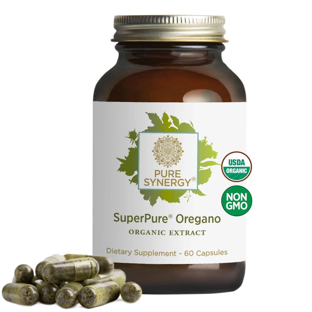 Pure Synergy Oregano Extract bottle 60 capsules
