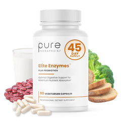 Pure Therapro Rx Elite Enzymes bottle with label