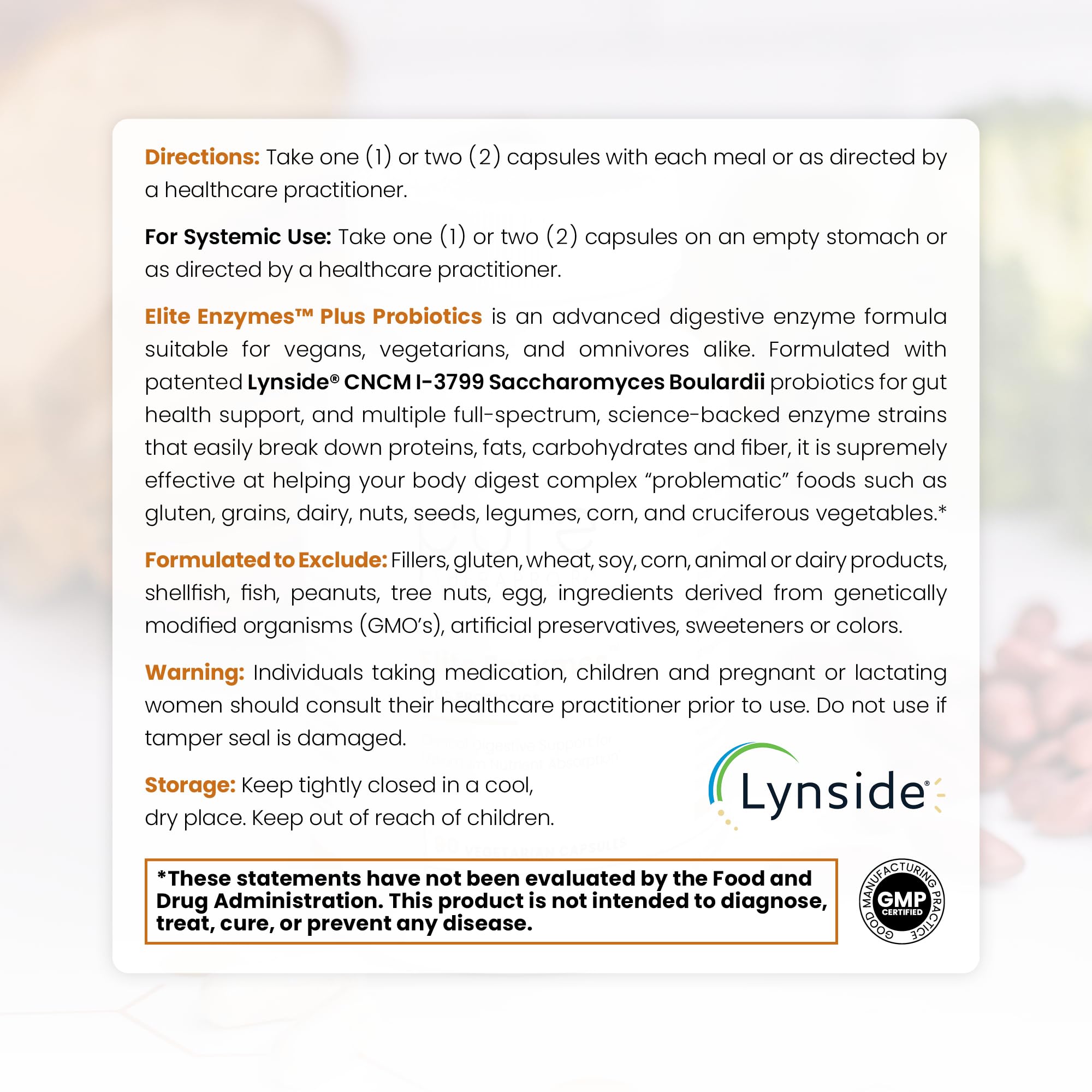 Digestive enzymes concept illustration