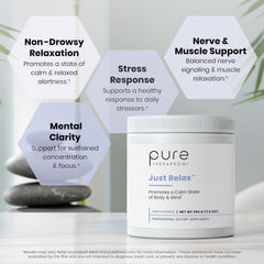 Pure Therapro Rx powder mixing into water, illustrating fast dissolution and no flavor change