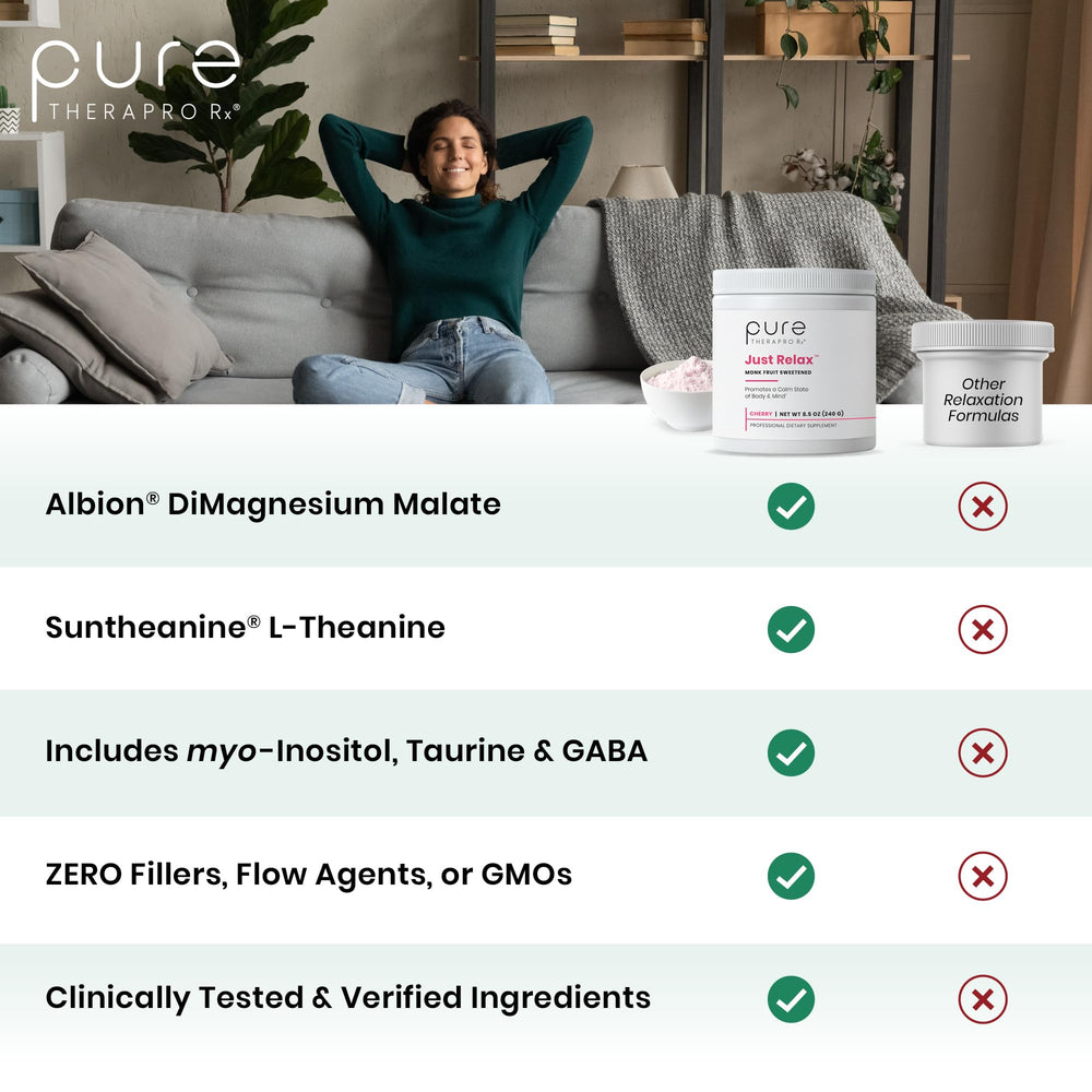 Pure Therapro Rx scoop and serving size illustrating easy portioning benefit