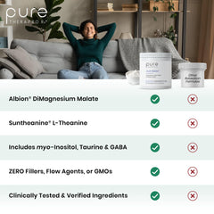 Pure Therapro Rx scoop closeup with powder, showing precise dosing and convenient serving