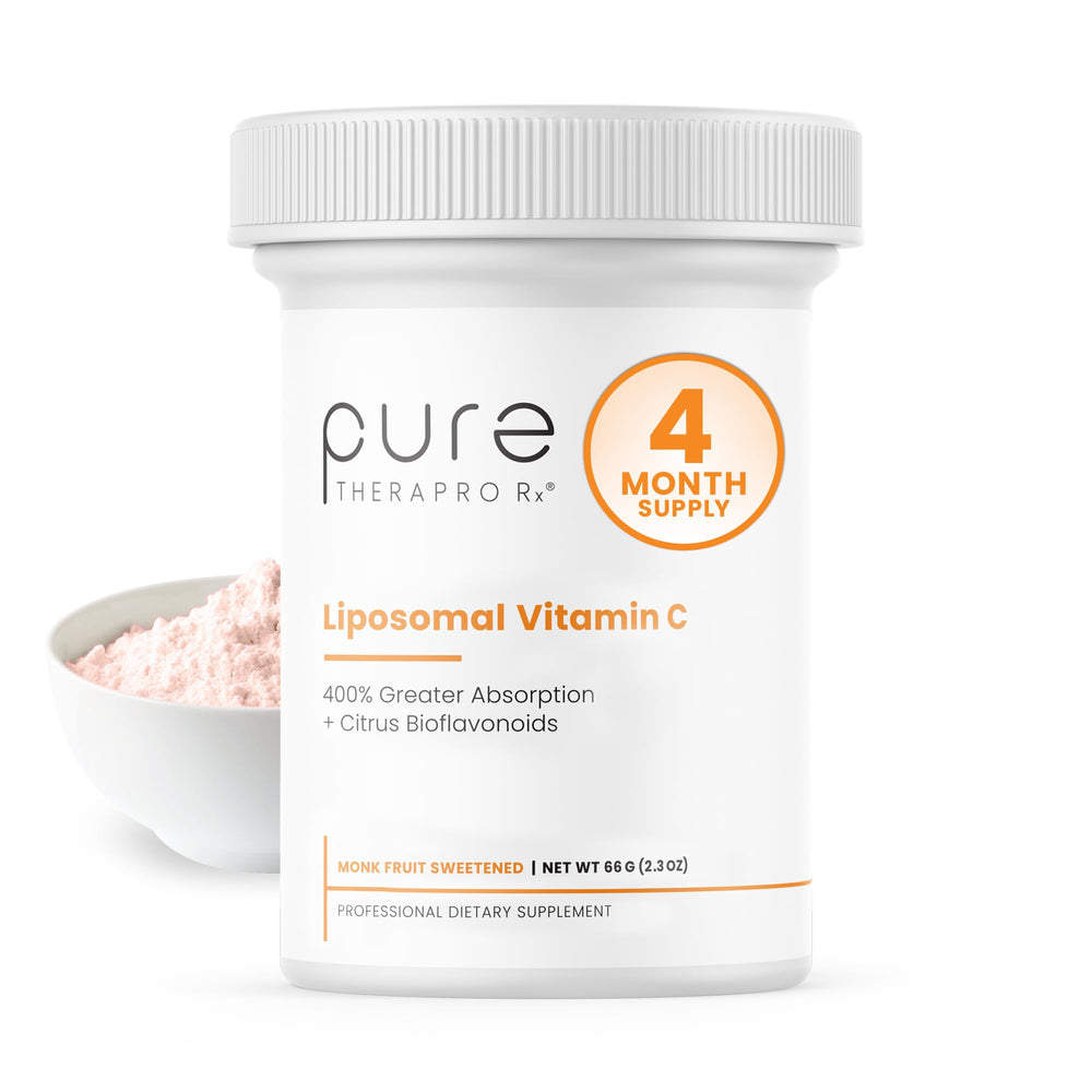 Front label of Pure Therapro Rx Liposomal Vitamin C Powder (66g)