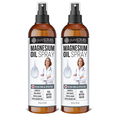 Main product image: Pure Topical Magnesium Oil Spray 2 Bottle Pack